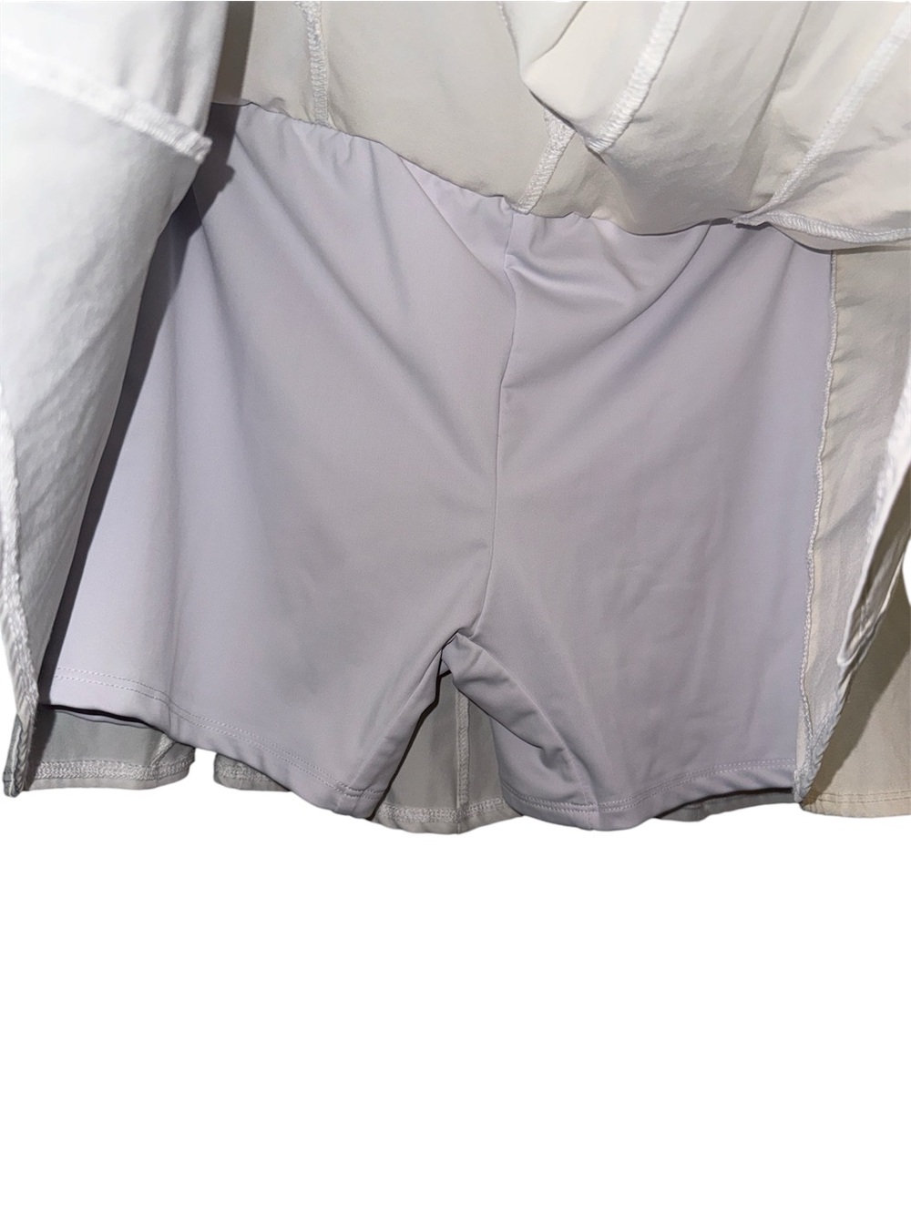 Year of Ours Women’s The Tennis Skort Athletic Skirt White Small Elastic Waist - Picture 3 of 8